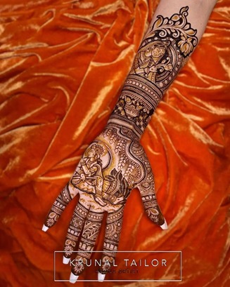 Radha-Krishna Bridal Mehndi